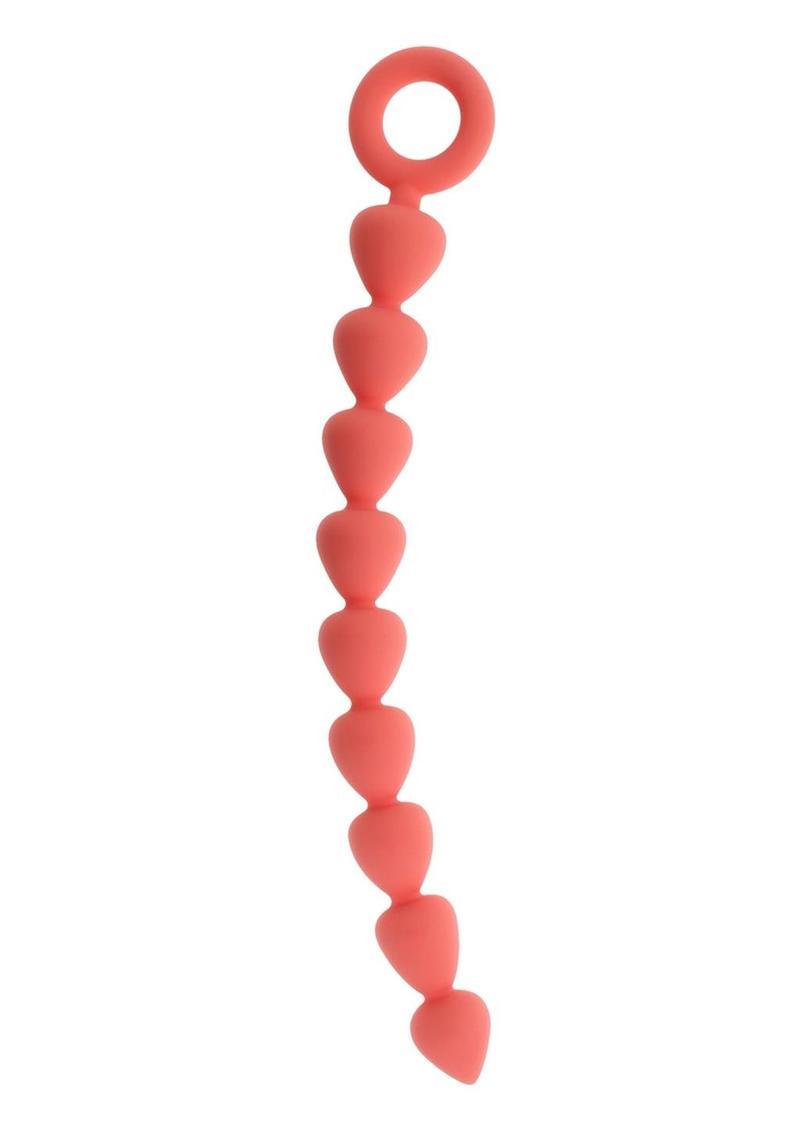 Sex & Mischief Peaches N CreaMe Silicone Anal Beads