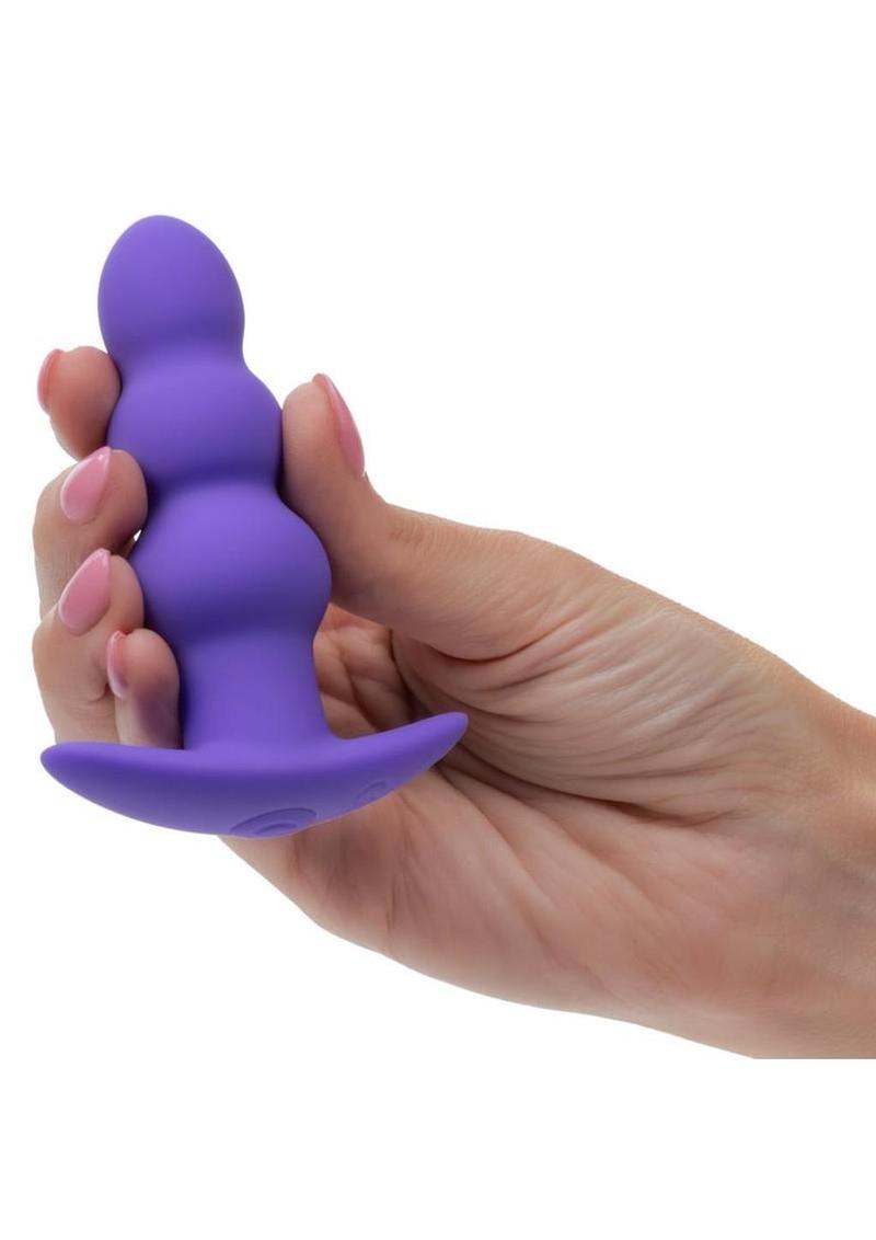Basic Essentials Rechargeable Silicone Beaded Probe – Waterproof Vibrating Beads