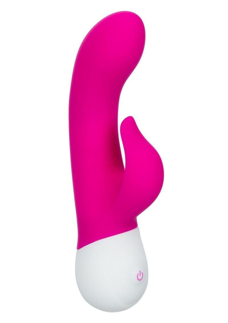 Basic Essentials Rechargeable Dual Pleaser Silicone Vibrator
