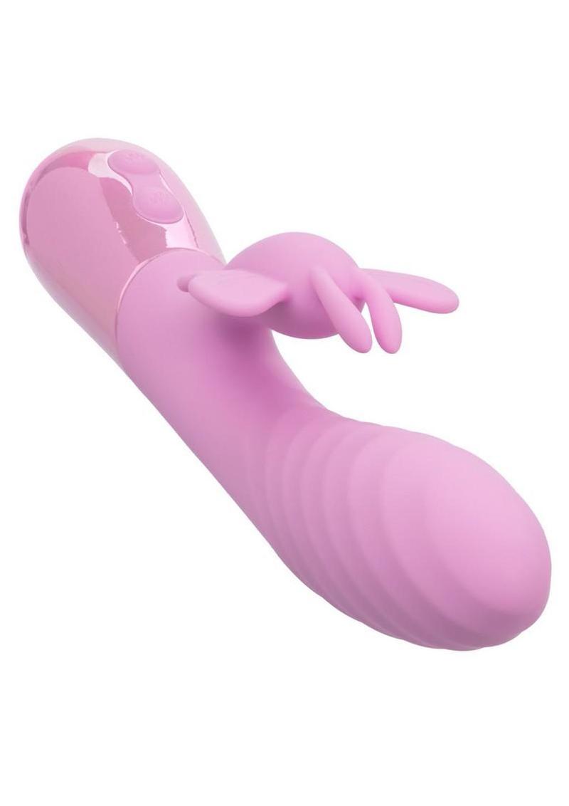 Aura Dual Flutter Rabbit Vibrator – Rechargeable Silicone Dual Massager