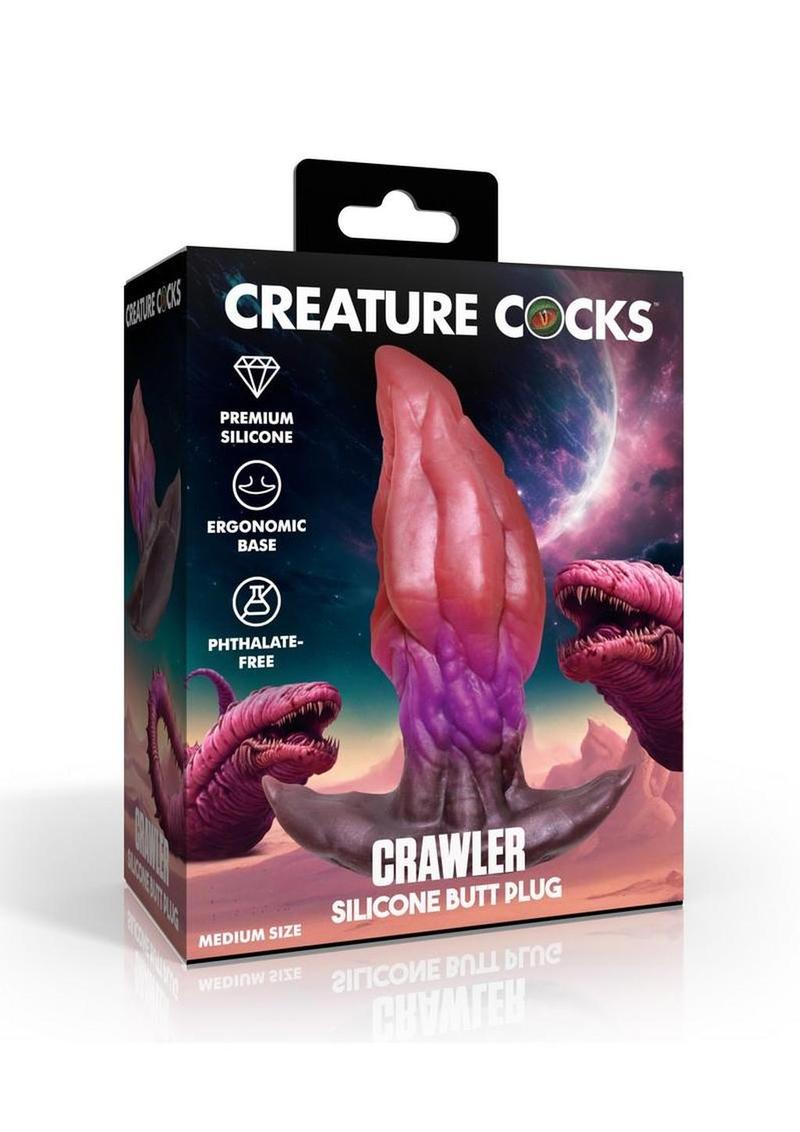 Creature Cocks Crawler Silicone Butt Plug – Fantasy Ribbed Anal Plug
