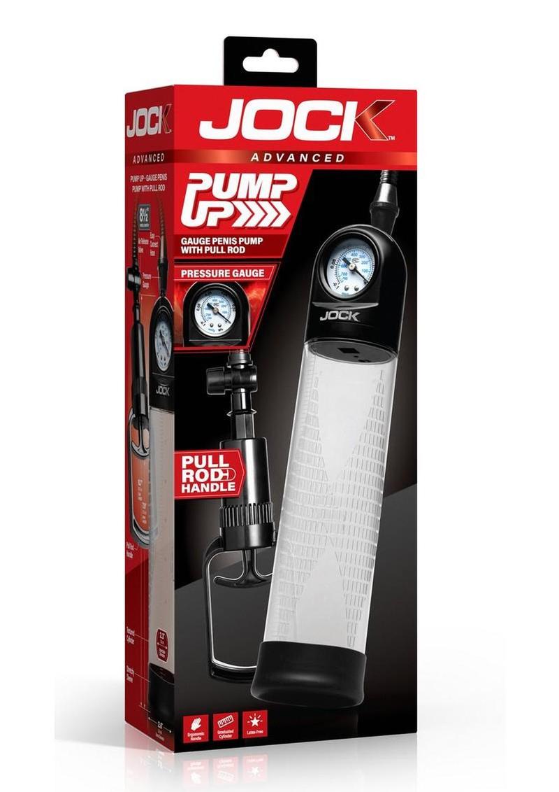 Jock Pump Up Gauge Penis Pump with Pull Rod
