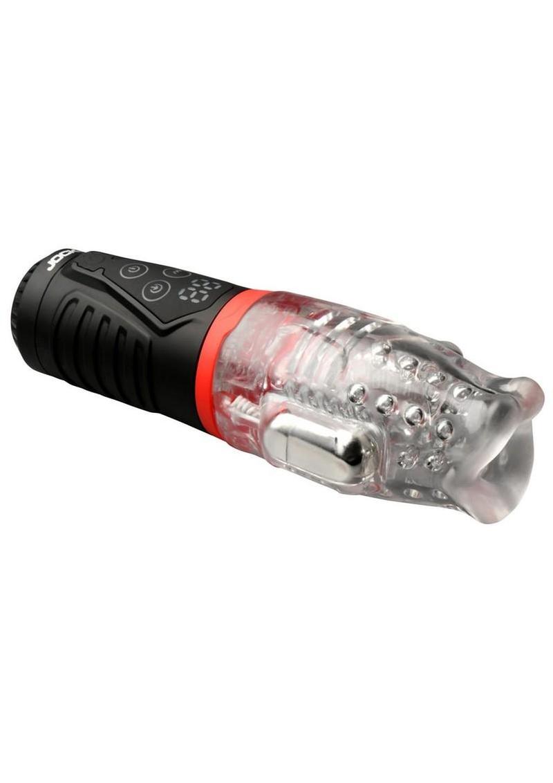Jock Power Suck Sucking & Vibrating Rechargeable Masturbator with Remote