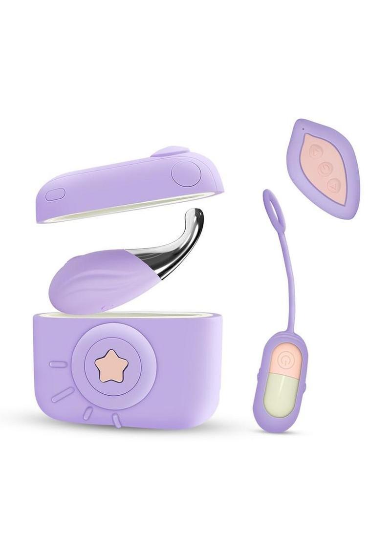 Play With Me Snapstar Rechargeable Vibrator Set with Remote – 4 Piece Kit