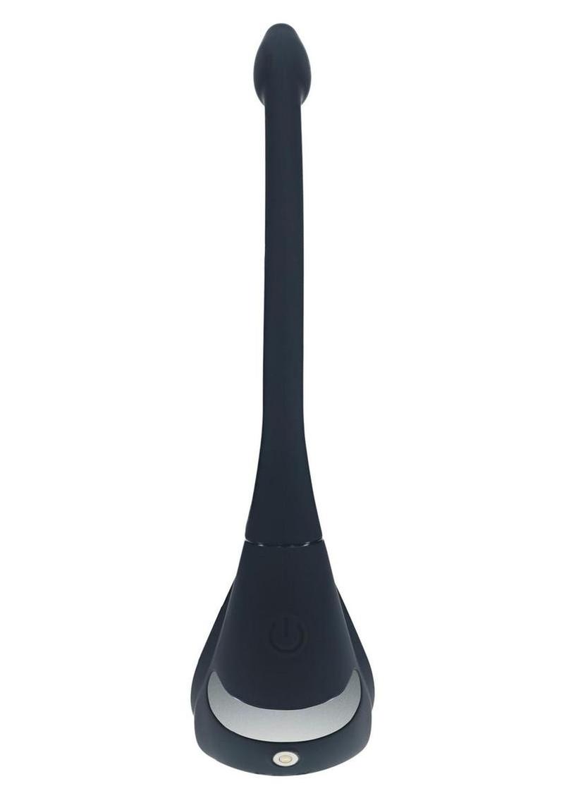 Levelz Vibrating Silicone Rechargeable Tri-O Cock Ring with Prostate Stimulator and Remote Control