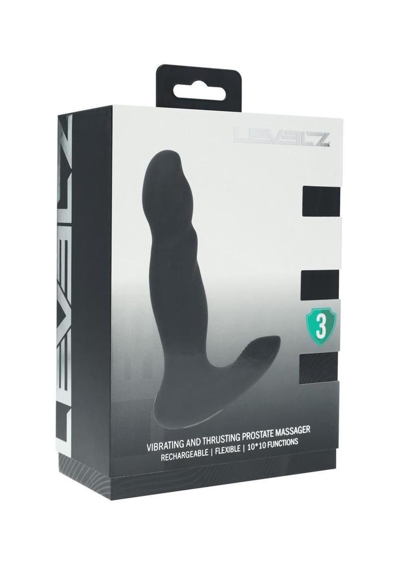 Levelz Vibrating & Thrusting Silicone Rechargeable Prostate Massager