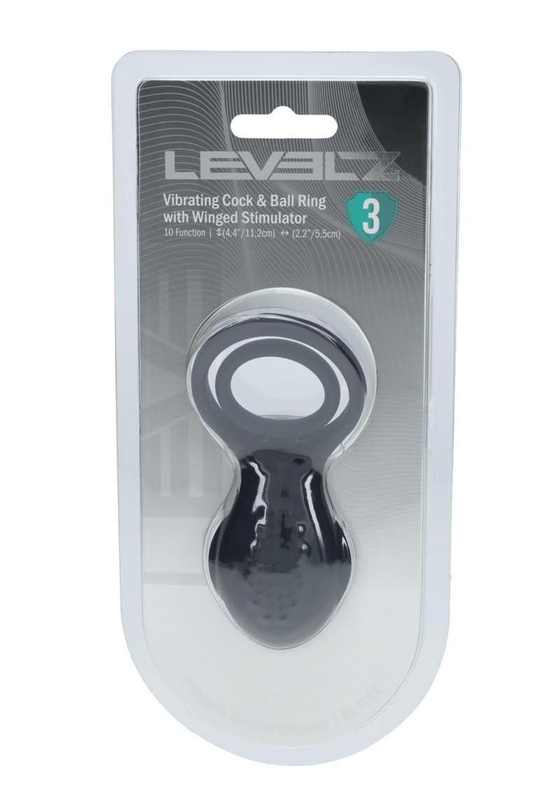 Levelz Winged Vibrating Cock & Ball Ring