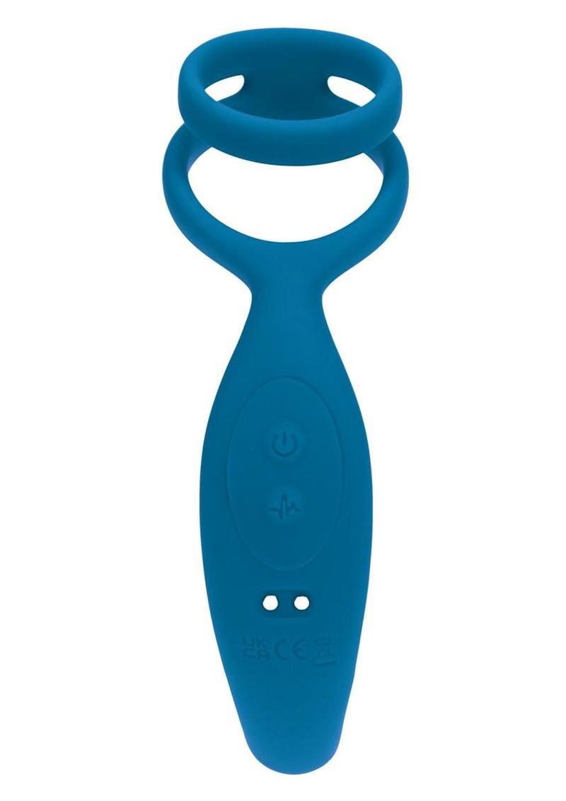 Levelz Vibrating Silicone Rechargeable Prostate Stimulator with Cock & Ball Ring