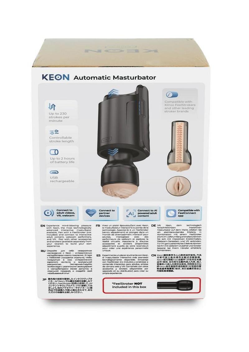 Kiiroo Keon WiFi Interactive Masturbator – Automatic Rechargeable Stroker