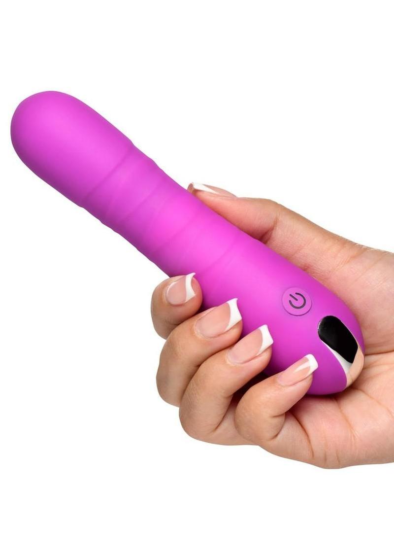 Bang! Thrusting Rechargeable Silicone Vibrator