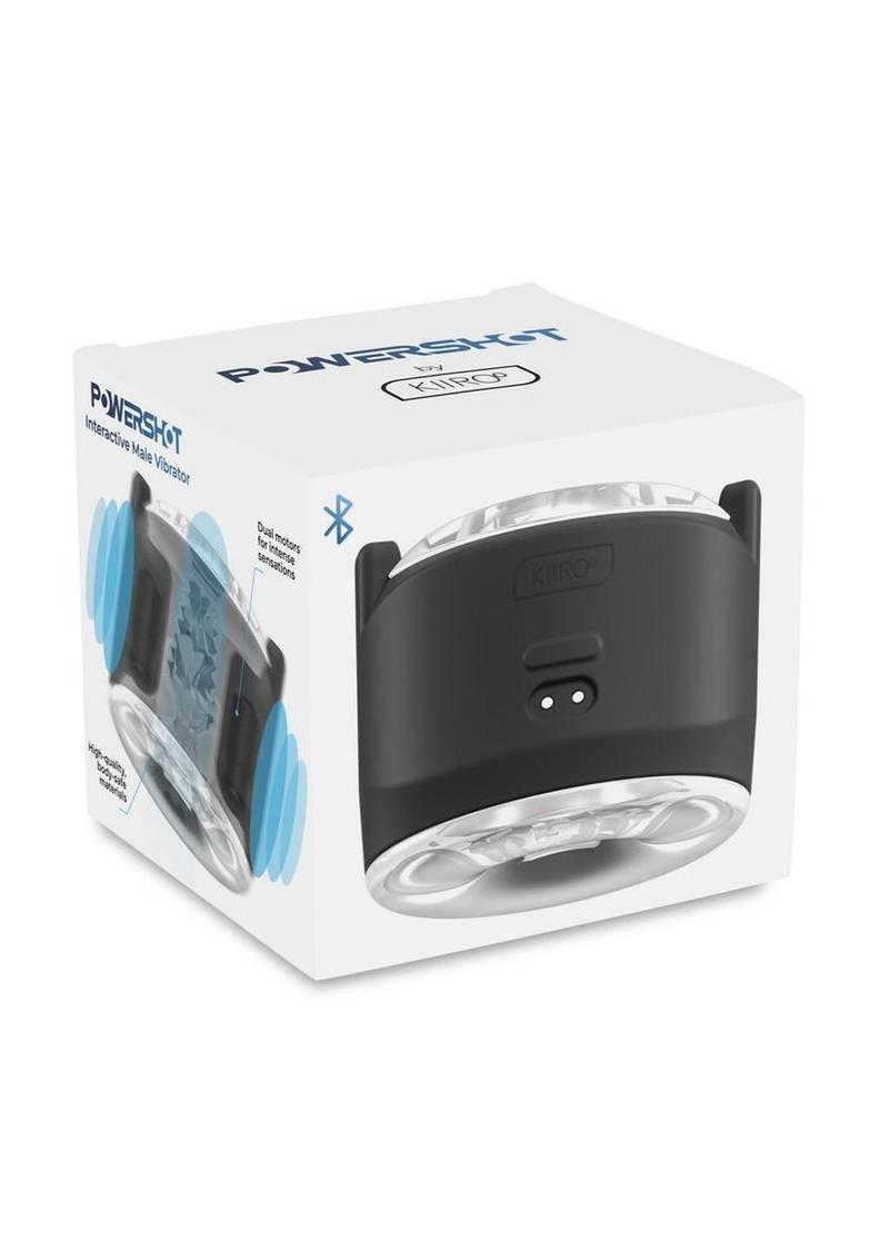 Kiiroo PowerShot Interactive Dual Motor Rechargeable Silicone Male Vibrating Masturbator