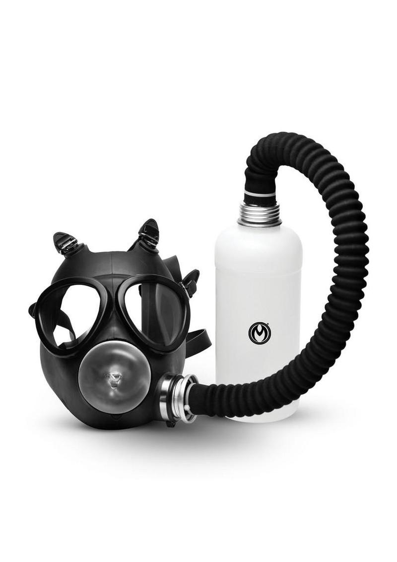 Master Series Overload Stroker Gas Mask Kit with Aroma Bottle