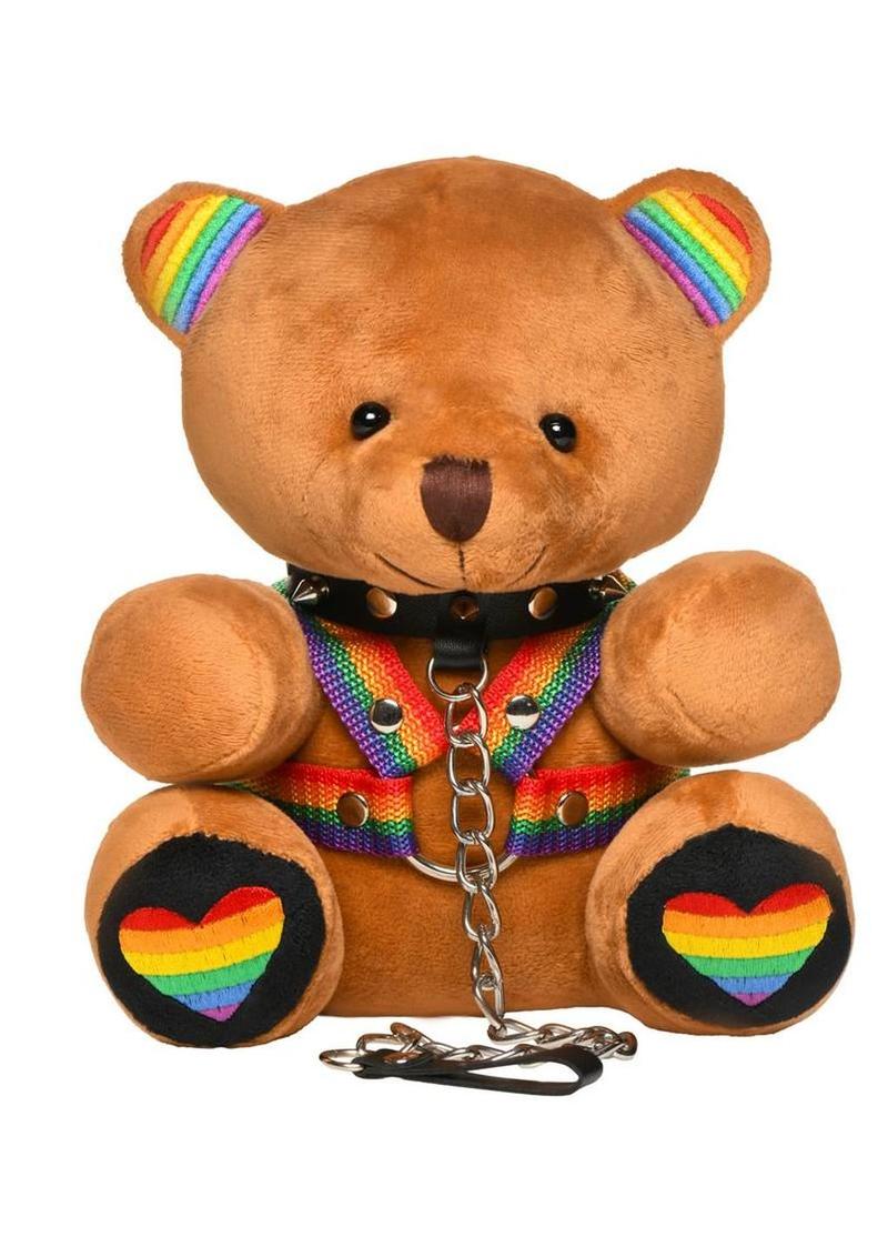 Master Series Pride Bear Plush with Removable Harness & Collar