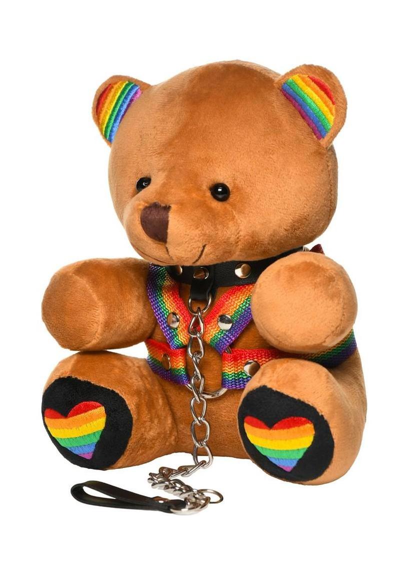 Master Series Pride Bear Plush with Removable Harness & Collar