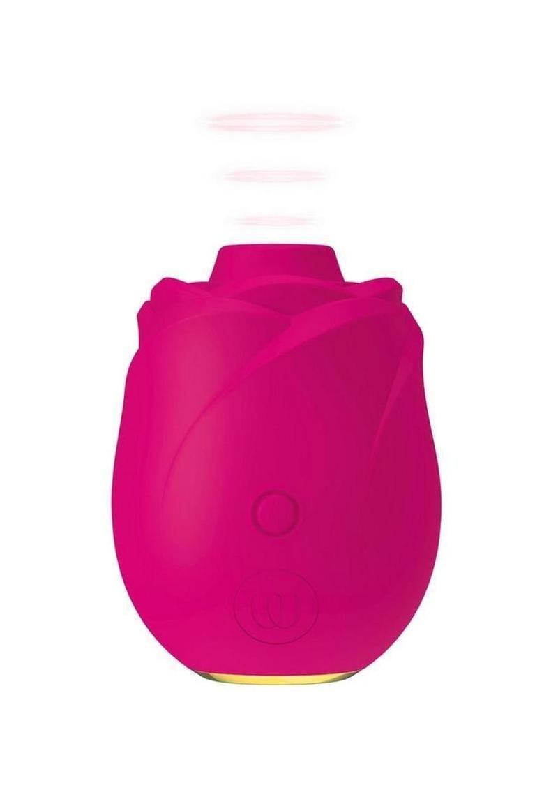 Womanizer Pleasure Air Rose Clitoral Vibrator – Rechargeable Waterproof Silicone