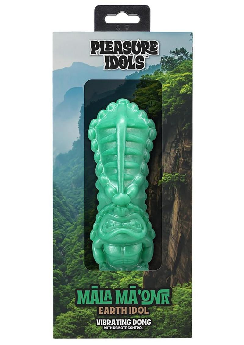 Polynesian Pleasure Idols Mala Ma'ona Vibrating Dildo – Remote Control Silicone