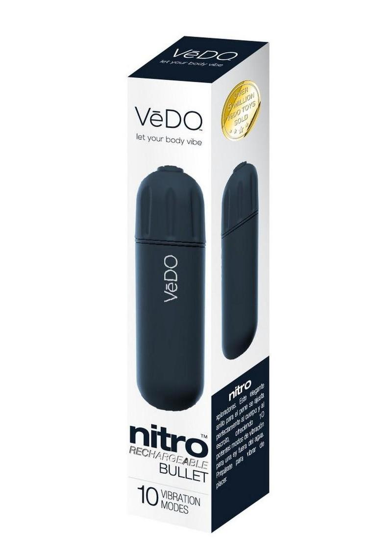 VeDo Nitro Rechargeable Silicone Bullet Vibrator 3.25 in