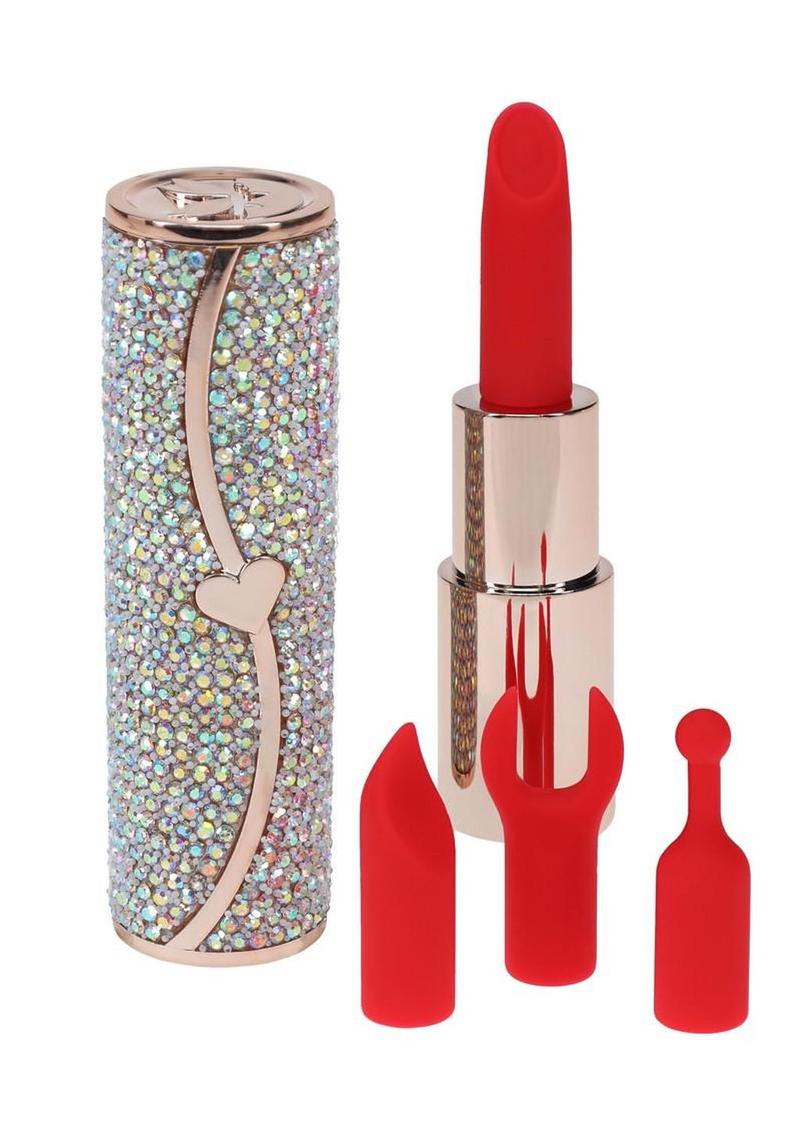 Loveline Sparkle Lipstick Vibrator – Rechargeable Silicone Mini