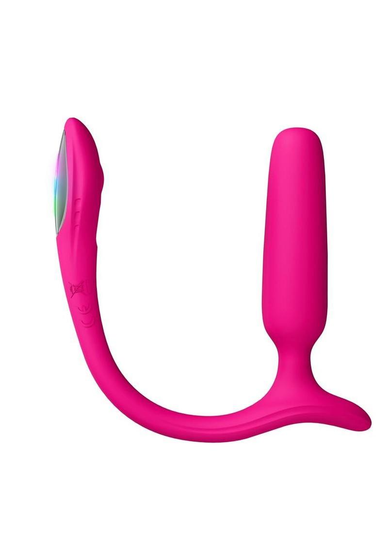 Lovense Lush Anal App-Controlled Vibrating Plug – Light Up Silicone Remote Toy