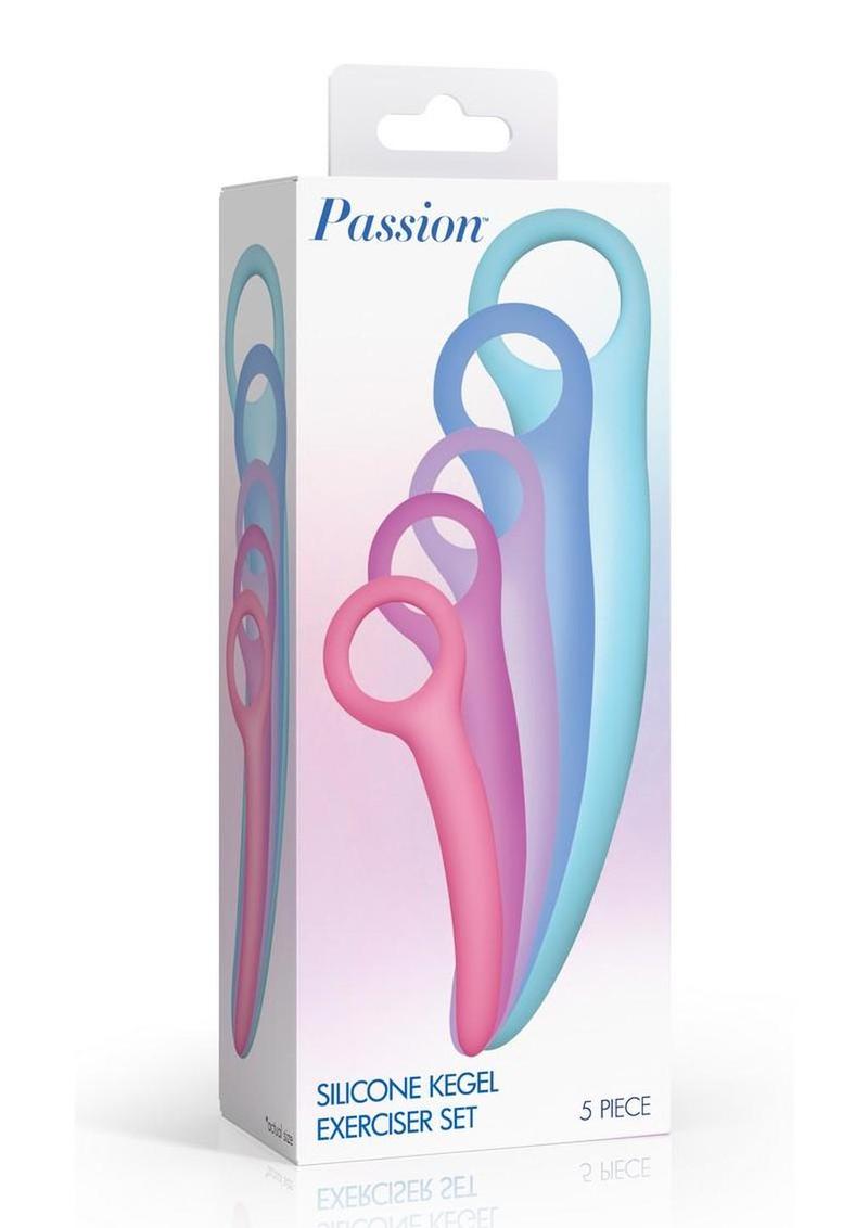 Passion Silicone Kegel Exerciser Set – 5 Piece Graduated Pelvic Floor Trainer
