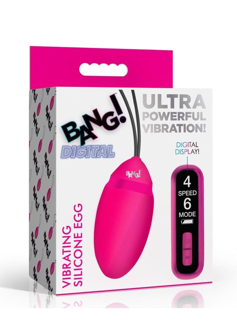 Bang! Vibrating Silicone Egg with Remote – Rechargeable G-Spot Vibrator