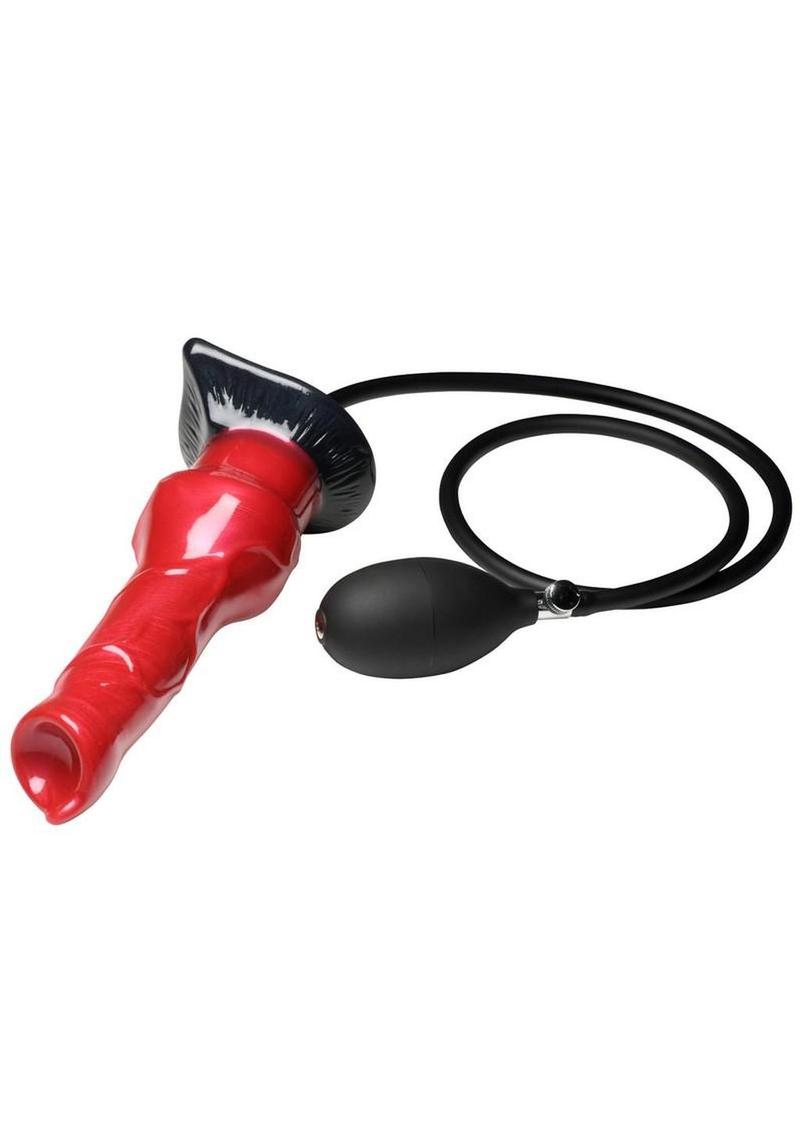 Creature Cocks Hell Hound Inflatable Silicone Dildo with Knot