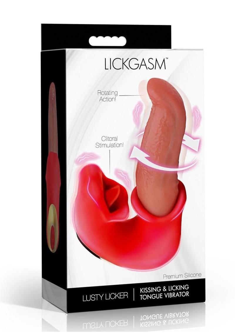 Lickgasm Lusty Licker Rechargeable Silicone Tongue & Clitoral Vibrator