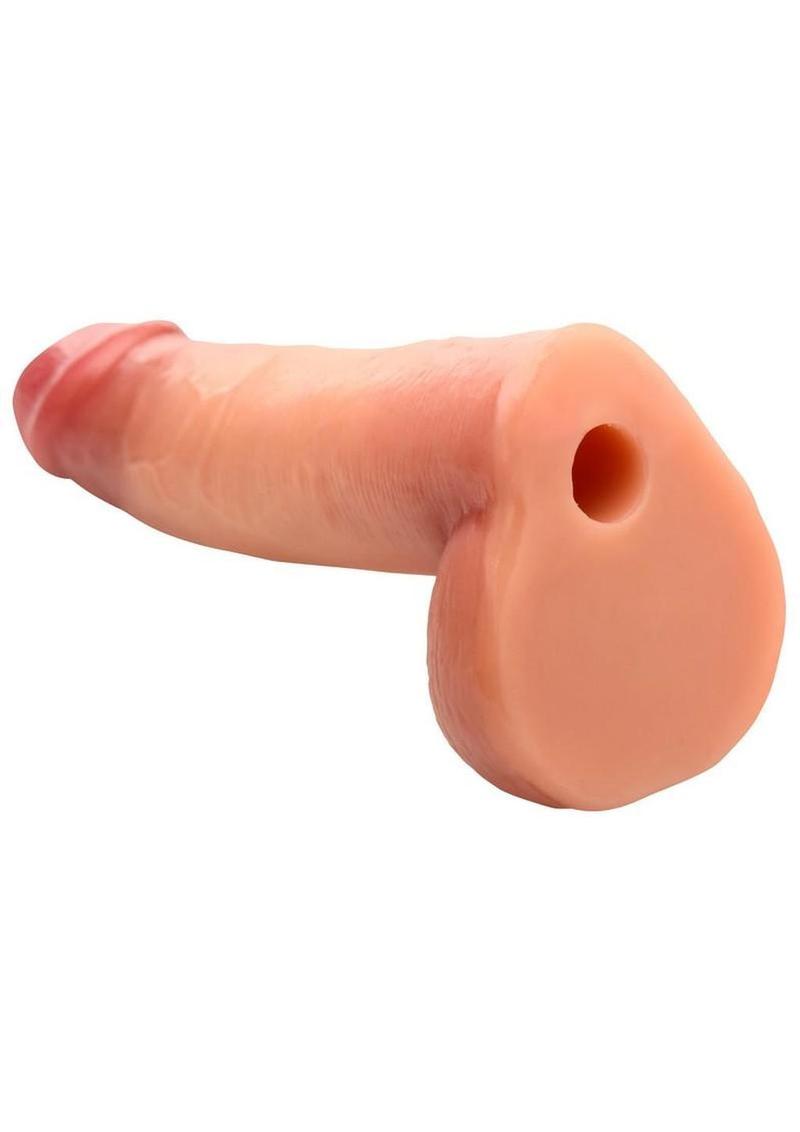 LoveBotz Cock Lock Realistic Dildo with Balls 8” – Machine Compatible PVC