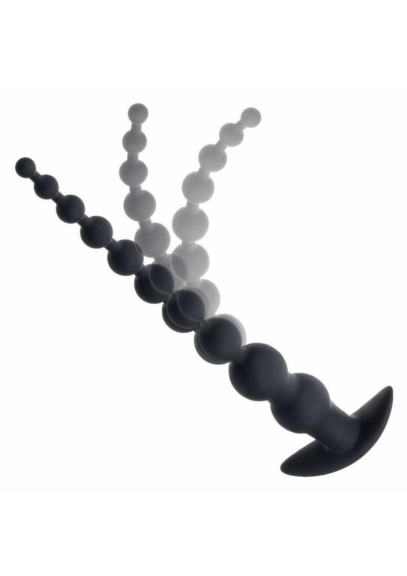 Anal Toys X-10 Rechargeable Silicone Power Beads 11" – Waterproof Vibrating Beads