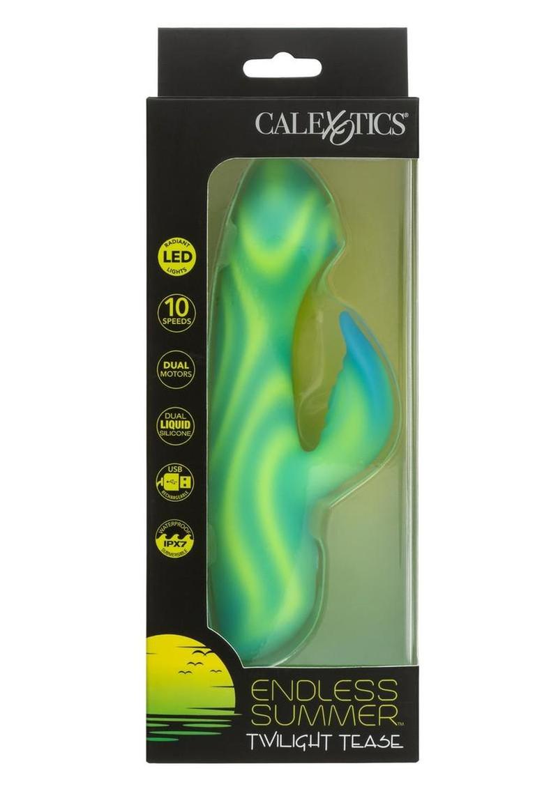 Endless Summer Twilight Tease Dual Vibe – Light-Up Rechargeable Silicone Massager