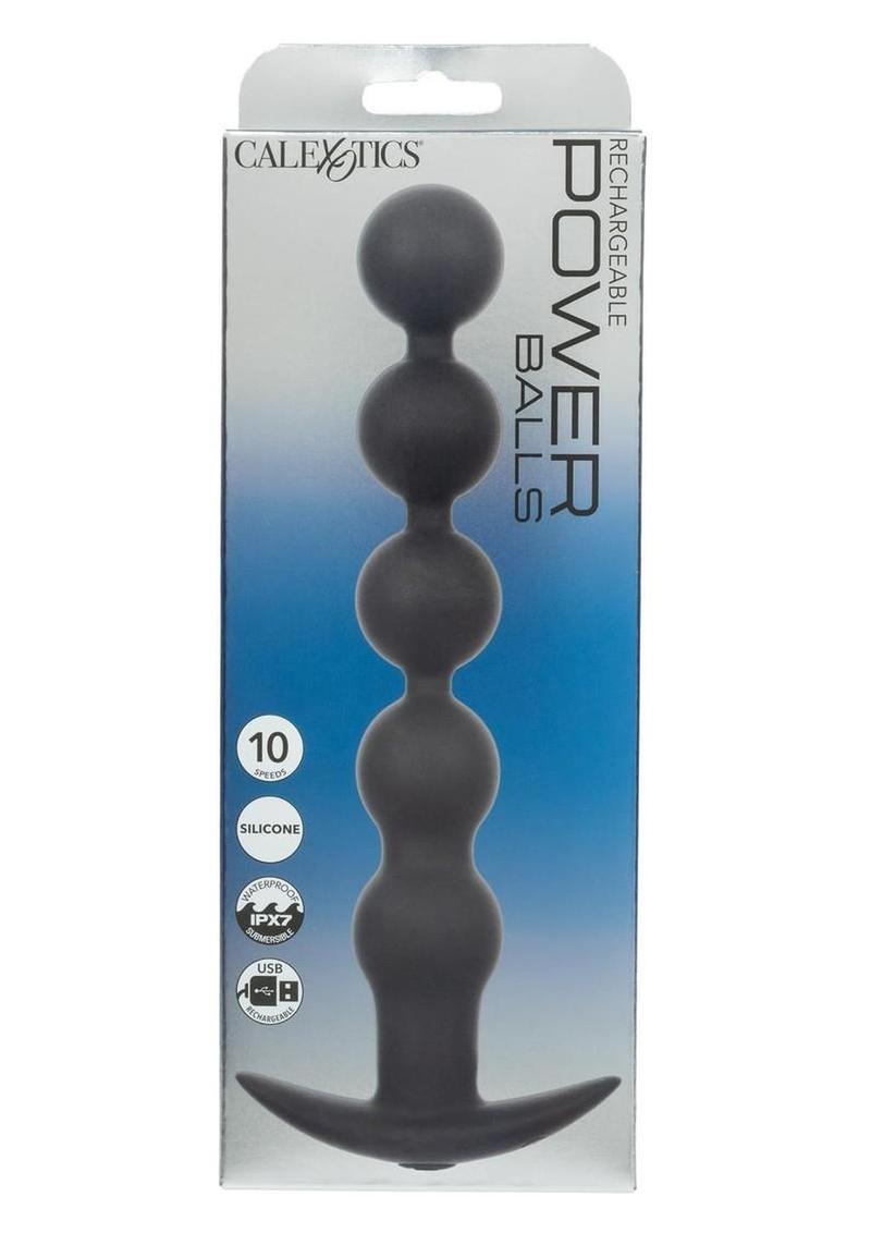 Rechargeable Power Balls Silicone Beads – Waterproof Vibrating Beaded Probe
