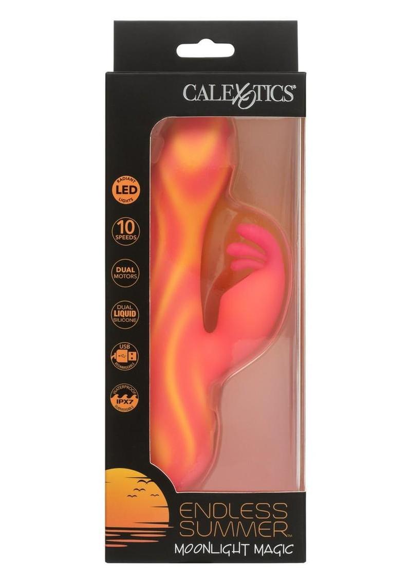 Endless Summer Moonlight Magic Dual Vibe – Light-Up Rechargeable Silicone Massager