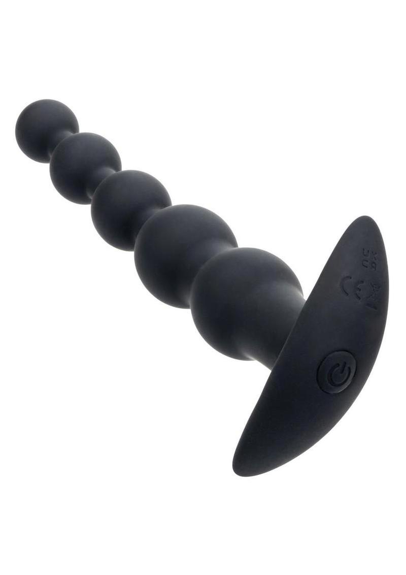 Rechargeable X-5 Silicone Power Beads 7.25in – Waterproof Vibrating Beaded Probe