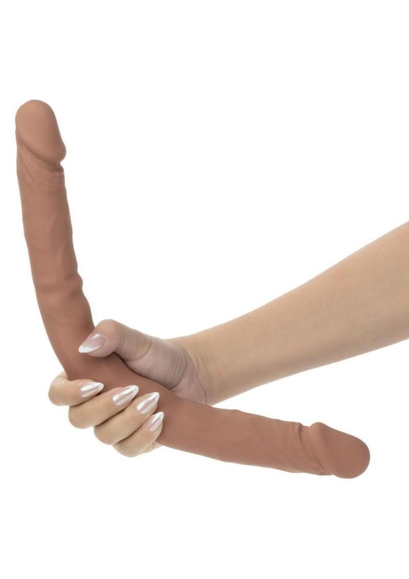 Silicone Studs Bend & Hold Dual Dildo 16" – Flexible Double-Ended Silicone Dildo