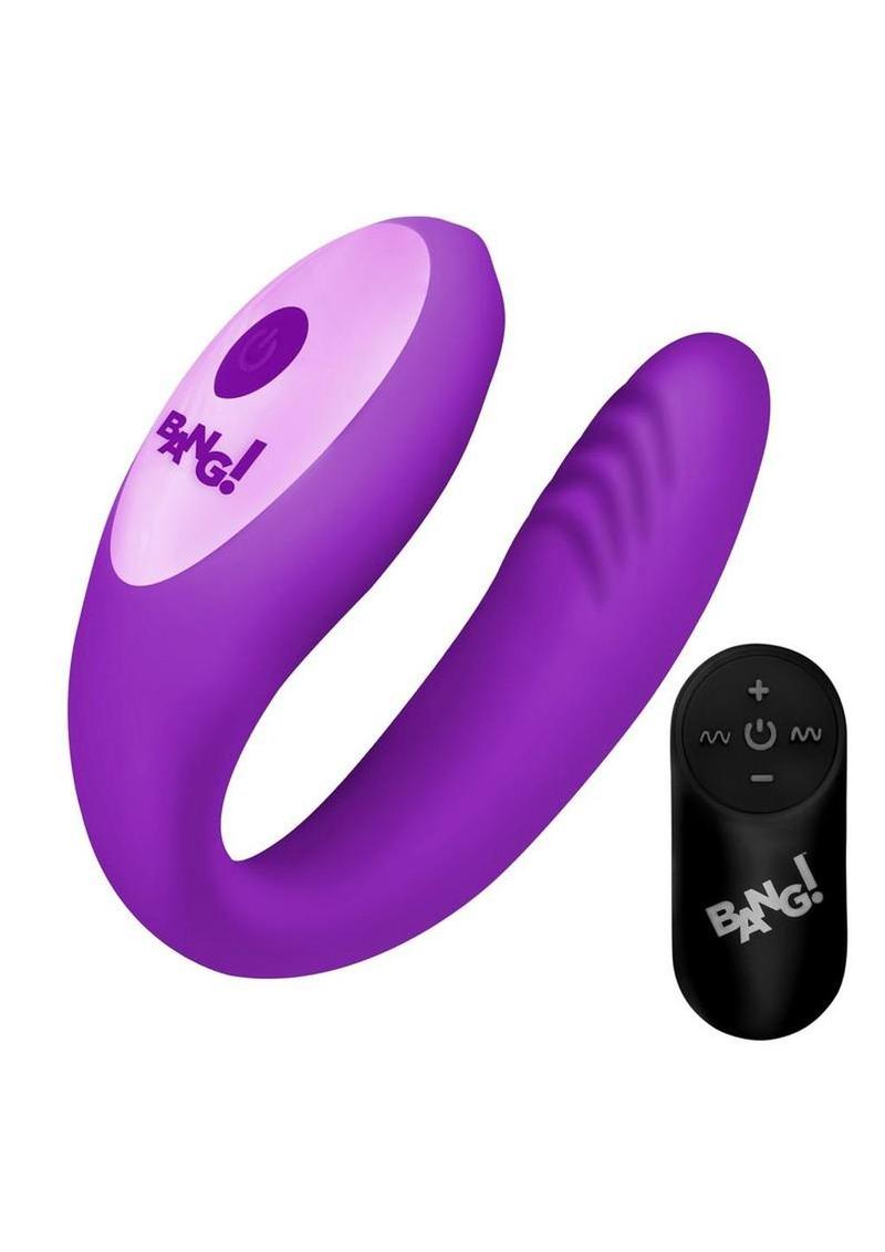 Bang Gyrating G-Spot Vibrator with Remote – Dual Stimulation Silicone Toy
