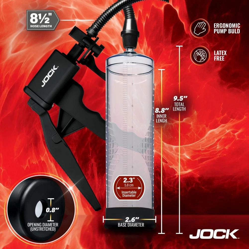 Jock Amp Up Penis Pump with Trigger Handle
