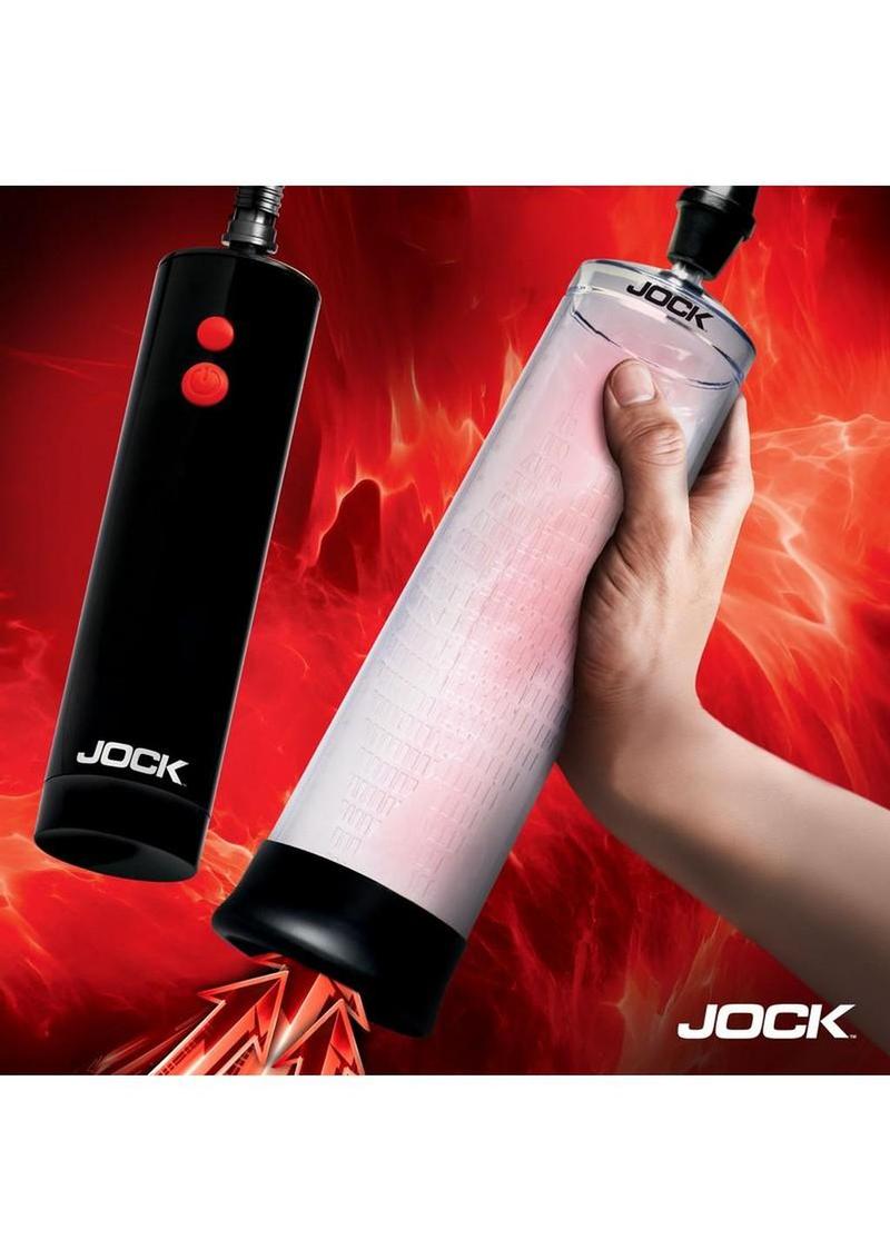 Jock Power Up Rechargeable Automatic Penis Pump with Suction Control
