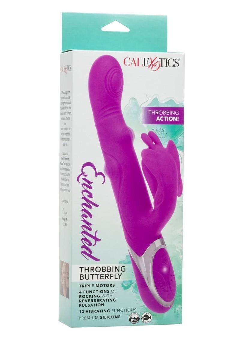 Enchanted Throbbing Butterfly Vibrator – Rechargeable Silicone Dual Massager