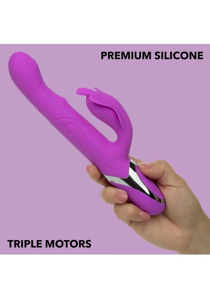 Enchanted Throbbing Butterfly Vibrator – Rechargeable Silicone Dual Massager