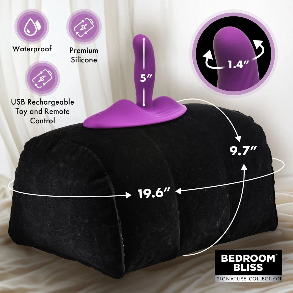 Bedroom Bliss Love Rider Vibrating Position Cushion