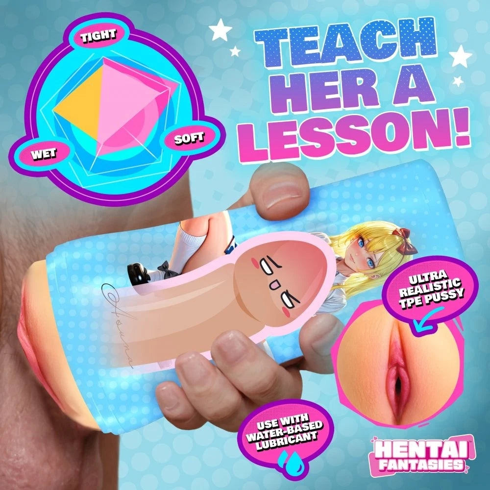 Hentai Fantasies Asuna Stroker – Textured TPE Sleeve with Removable Design