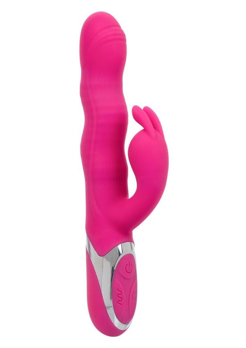 Enchanted Wave Action Bunny Vibrator – Rechargeable Silicone Dual Massager