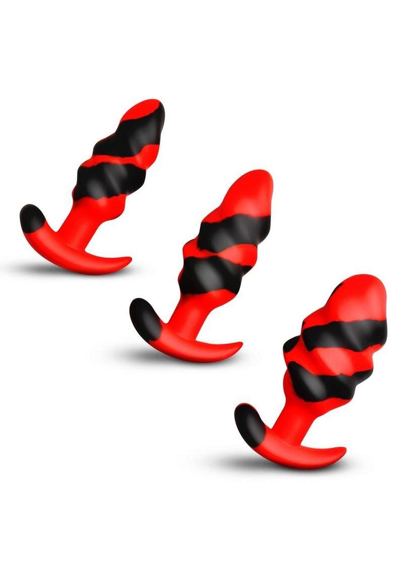Creature Cocks Dragon Trainer Silicone Butt Plug Set (3 Piece)
