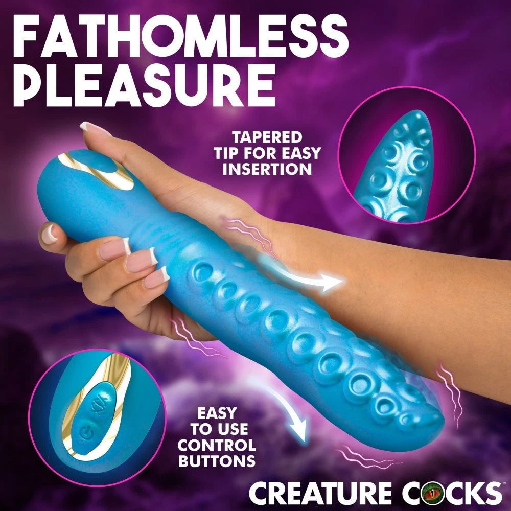 Creature Cocks Tenta-Squirm Squirming Silicone Vibrator