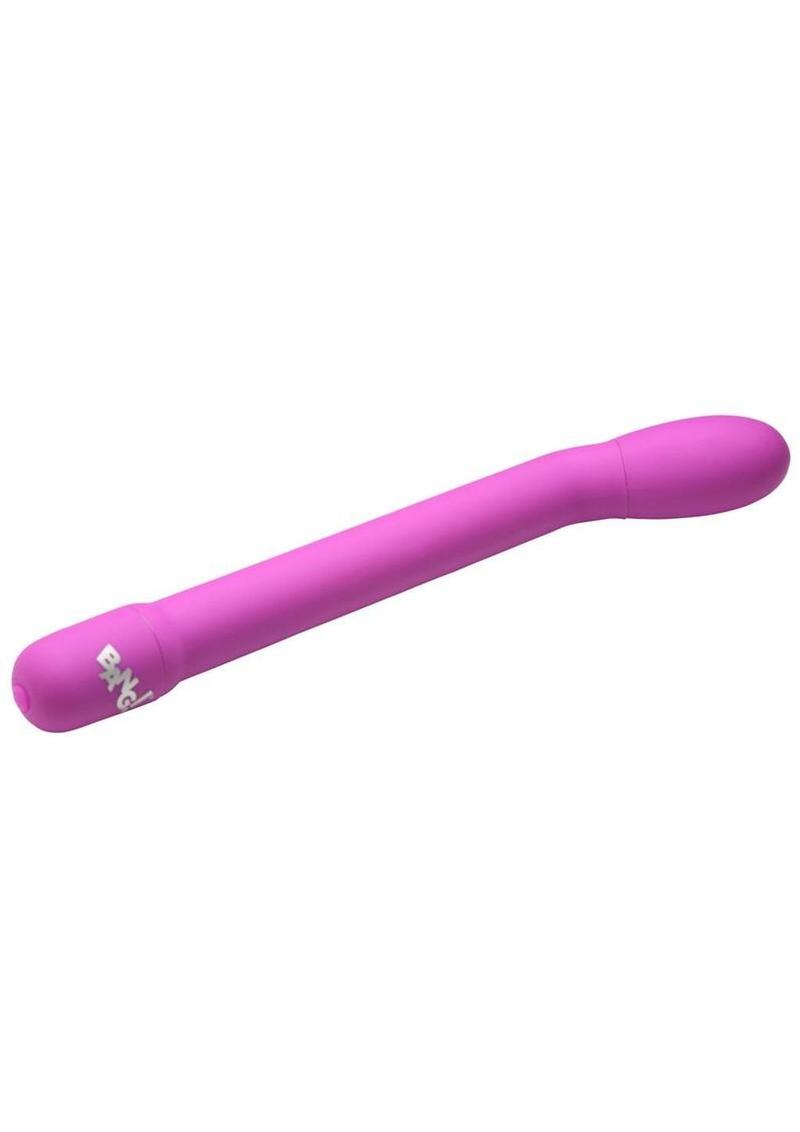 Bang Slim G-Spot Silicone Vibrator – Curved Rechargeable Design with Multiple Modes