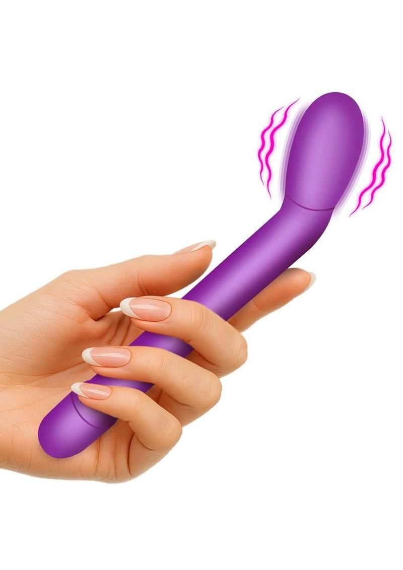 Bang Slim G-Spot Silicone Vibrator – Curved Rechargeable Design with Multiple Modes