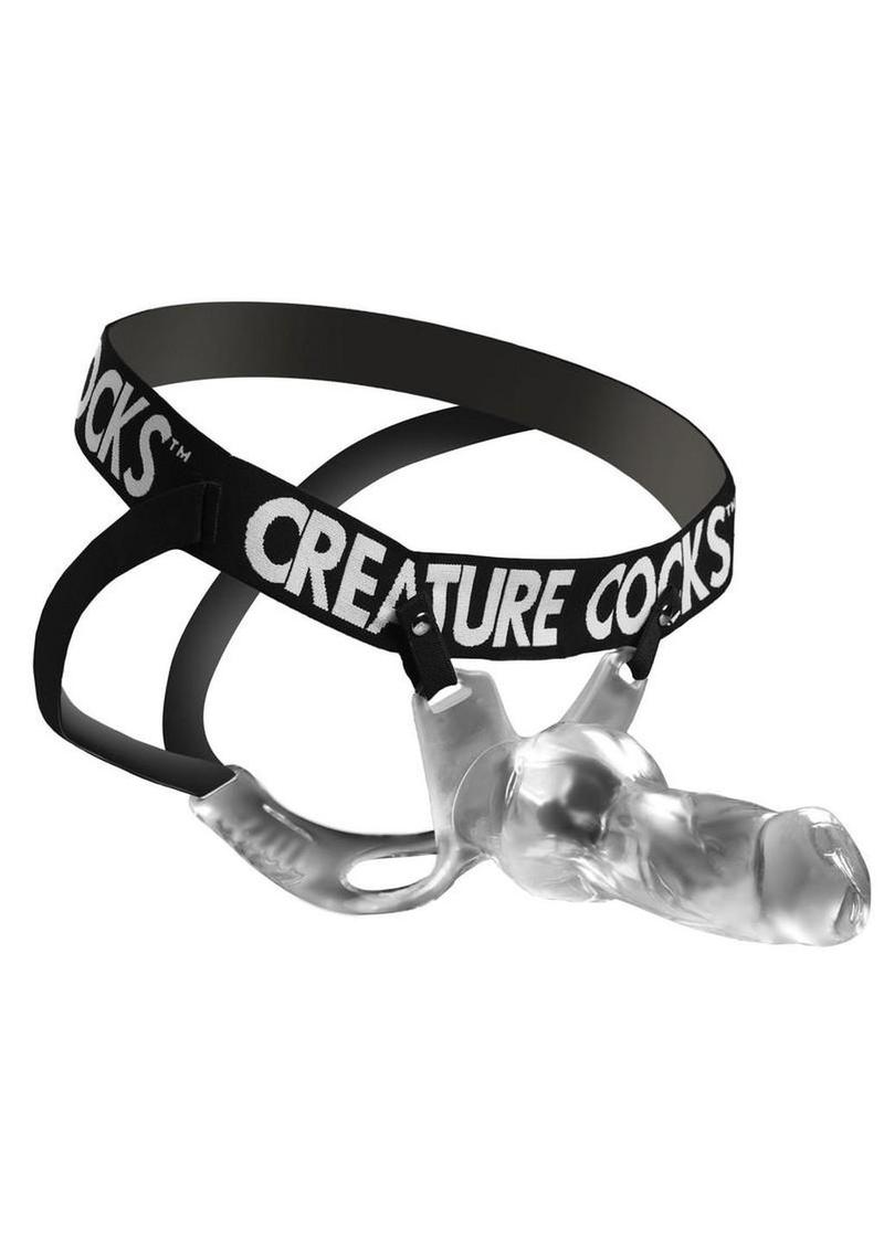 Creature Cocks Snow Wolf Hollow Strap-On with Harness