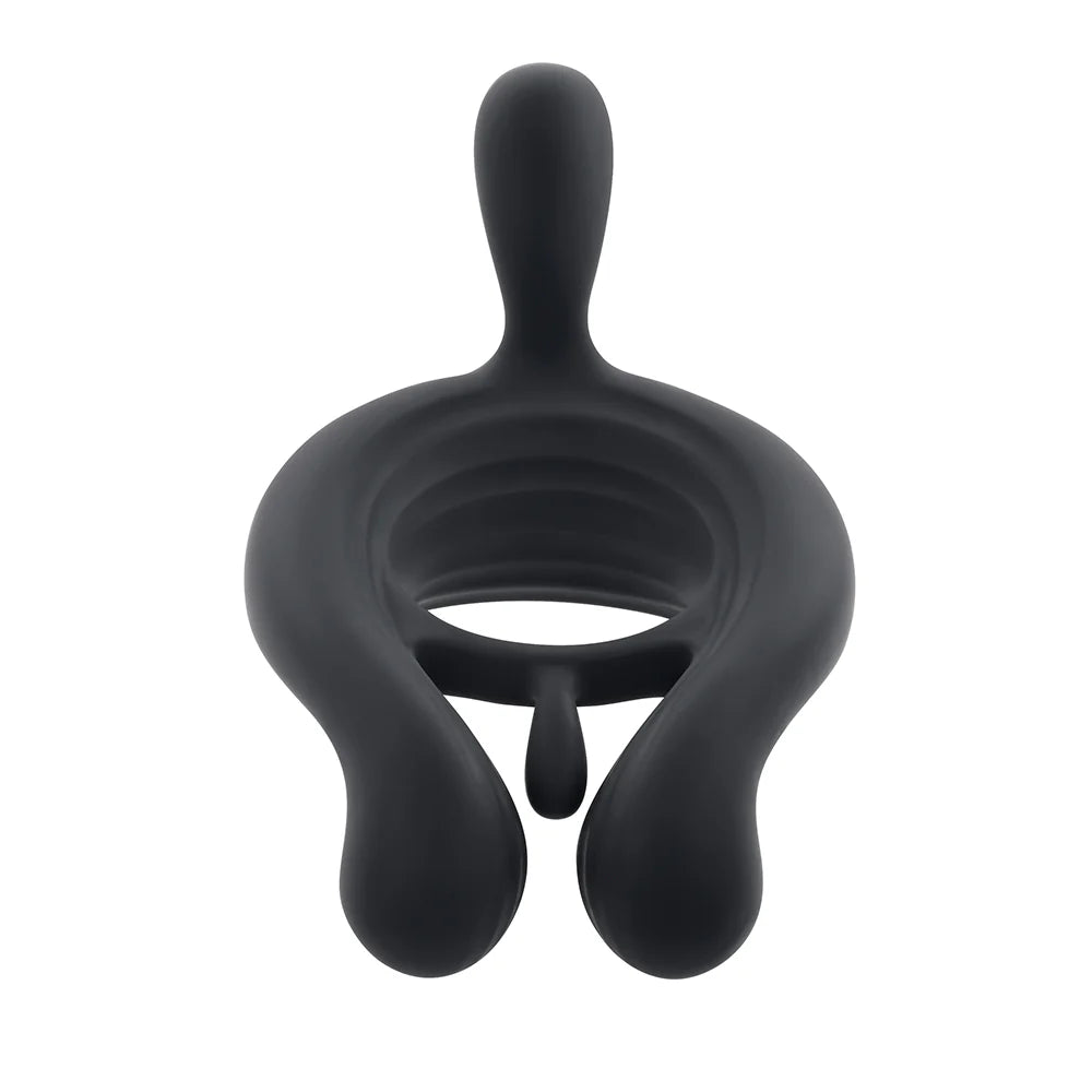 Playboy Triple Play Vibrating Cockring with Stimulator