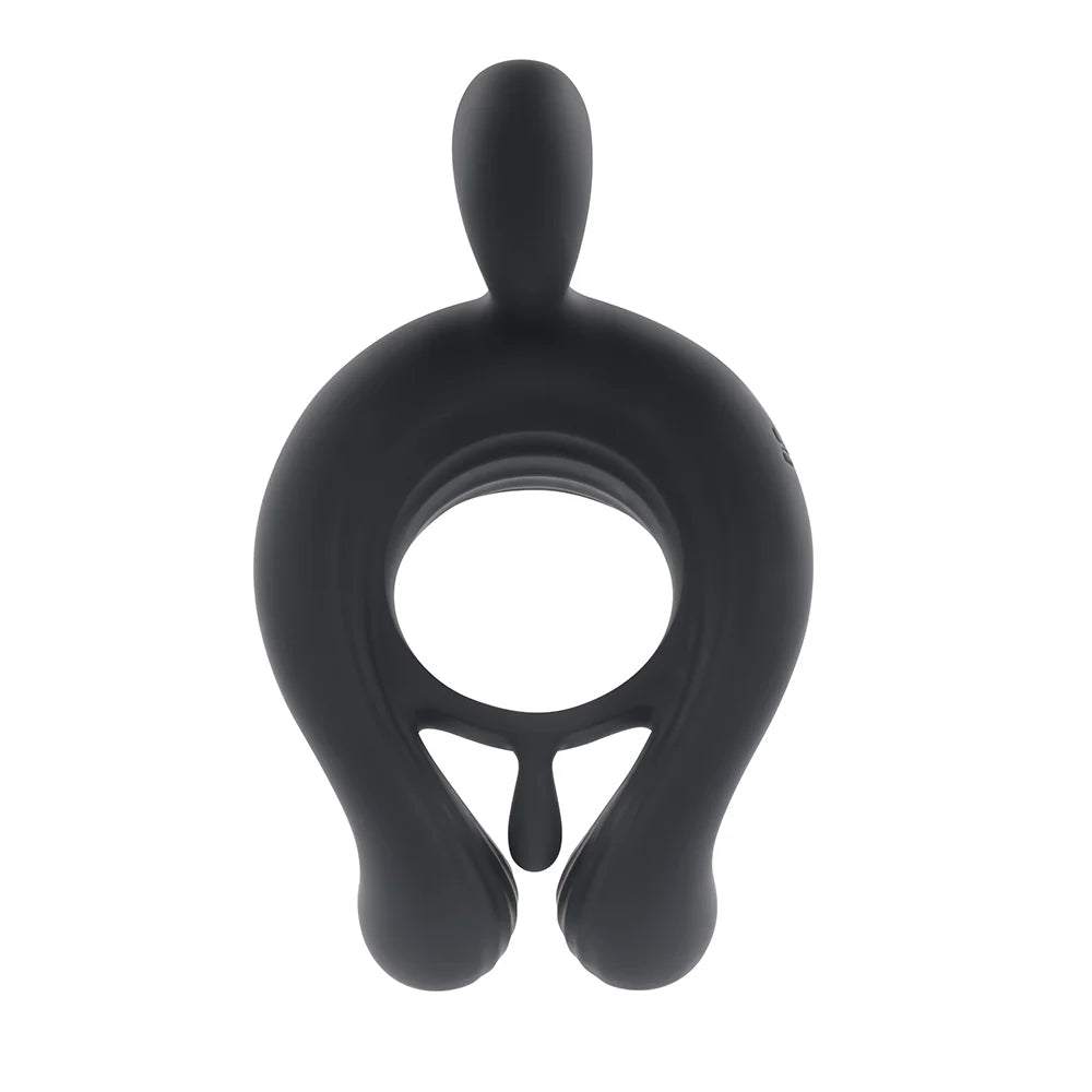 Playboy Triple Play Vibrating Cockring with Stimulator