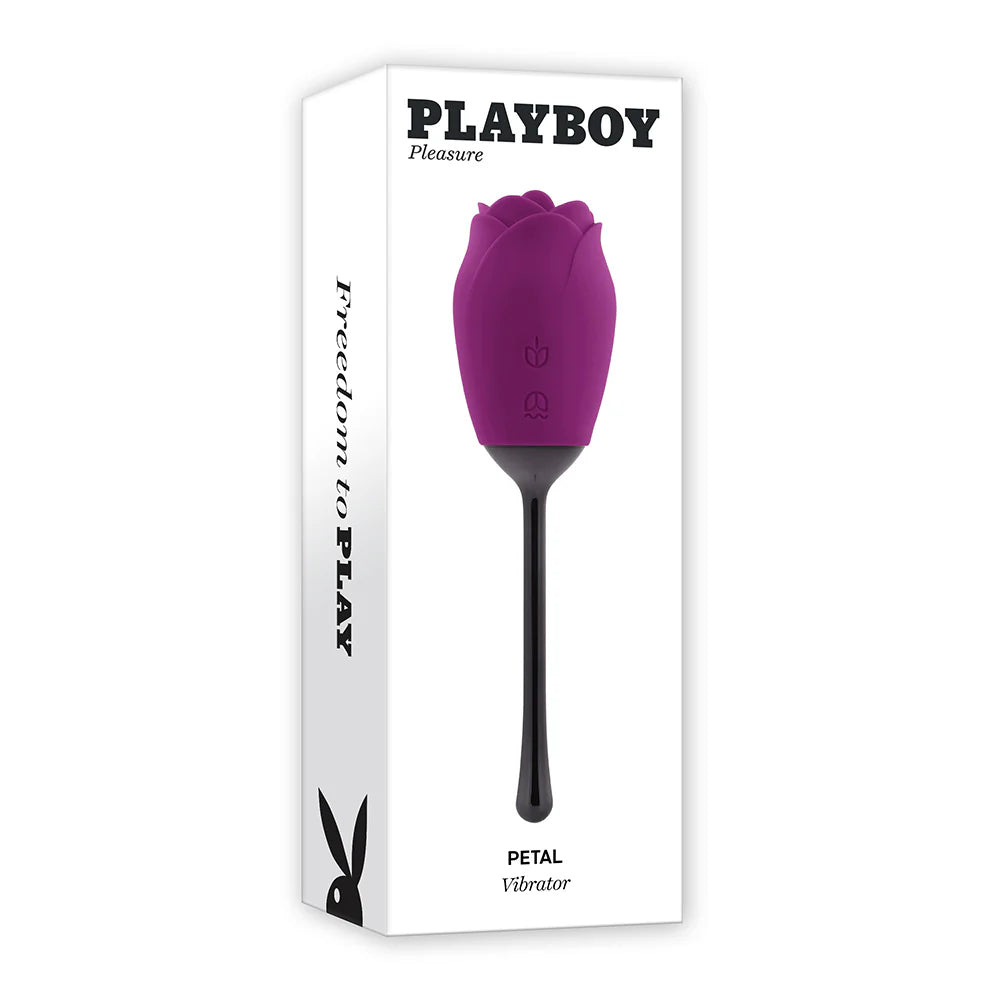 Playboy Petal Rechargeable Silicone Tongue Flicking Vibrator